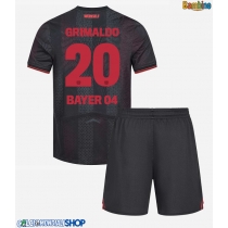 Maglie da calcio Bayer Leverkusen Alejandro Grimaldo #20 Prima Maglia Bambino 2025-26 Manica Corta (+ Pantaloni corti)